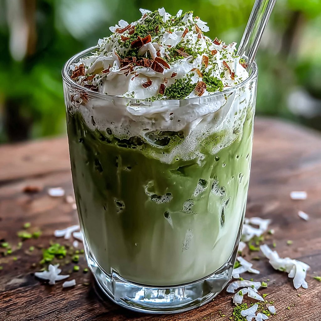 Coconut-Matcha Frappuccino
