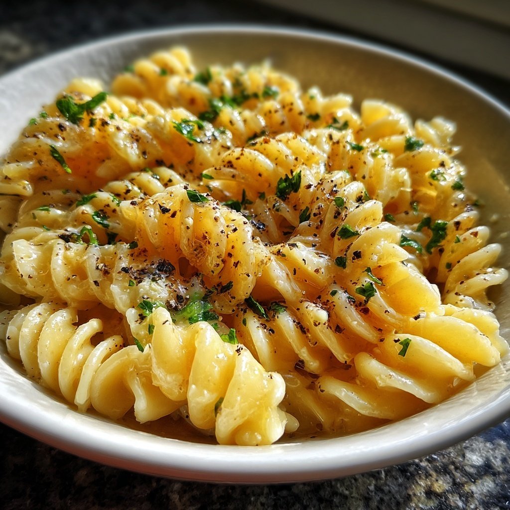 Quick Garlic Butter Pasta