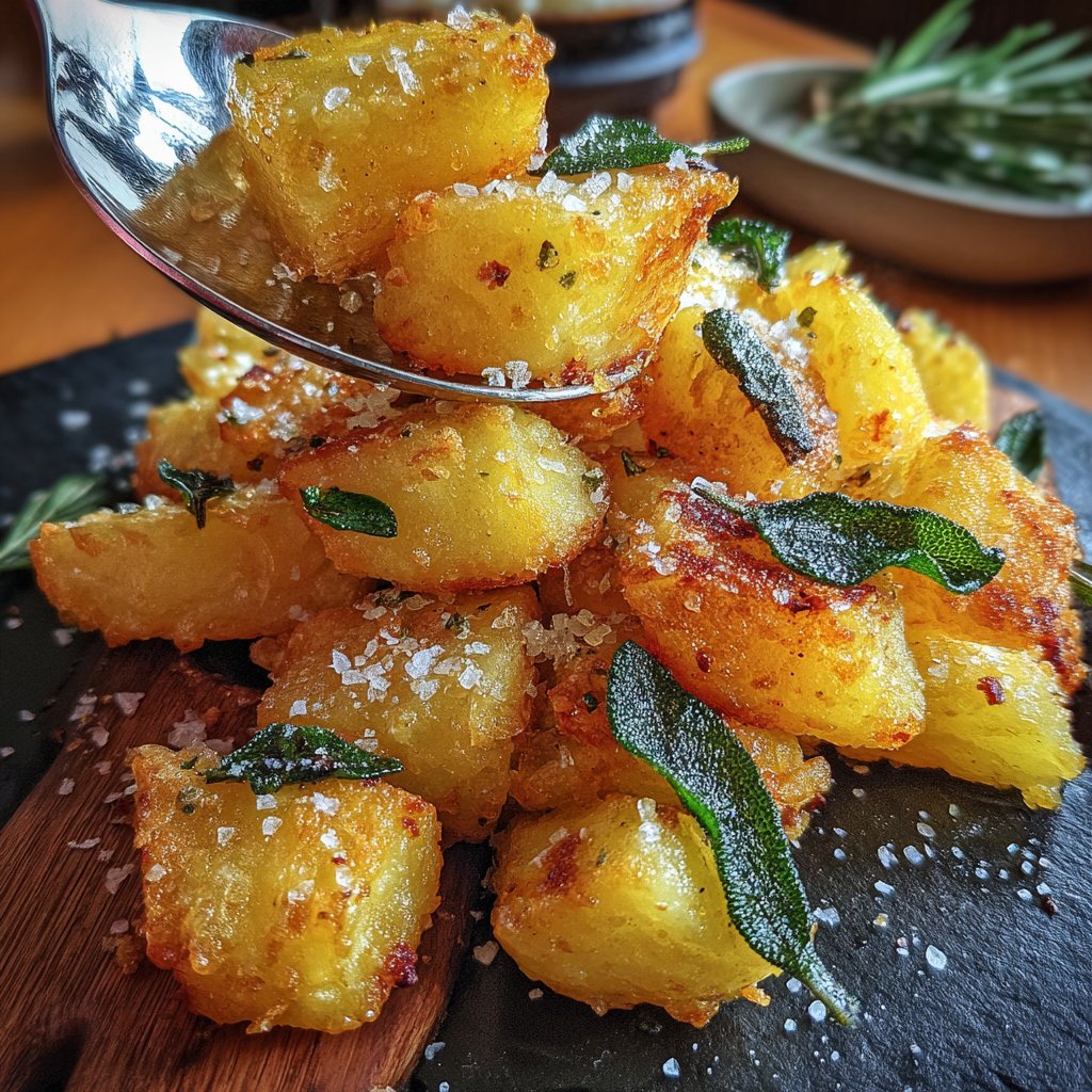 Garlic and Sage Airfried Potatoes