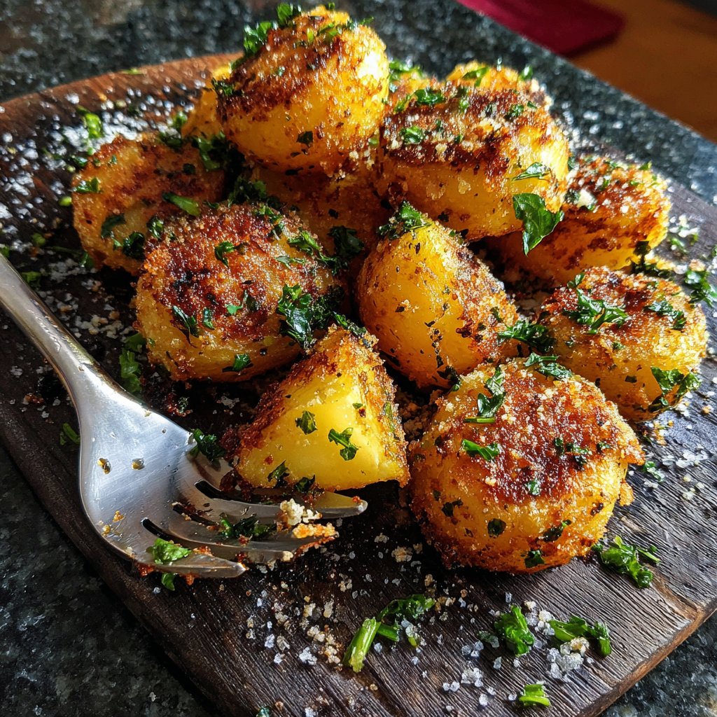 Airfryer Parmesan Truffle Potatoes
